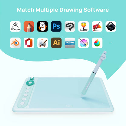 Parblo Intangbo X7 Graphic Tablet Support Android Phone Digital Drawing Tablet Handwriting Pen Tablet 7.2*4.5 Inch