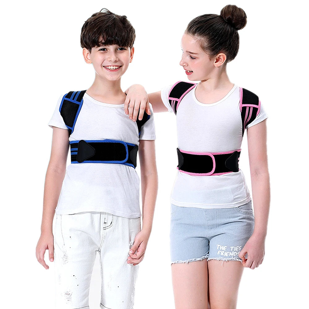 TIKE Children Back Posture Corrector Orthopedic Corset Shoulder Lumbar Wasit Support Correction Kids Teens Straighten Upper Belt