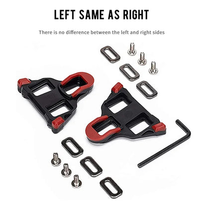 BUCKLOS Bike Pedal Cleat Fit Shimano SPD Bike Pedal Cleat for LOOK KEO/SPD-SL/LOOK Delta/SPD MTB Road Bicycle Cycle Shoes Cleats