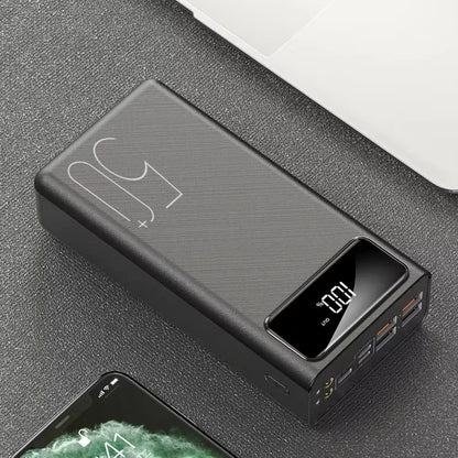 New Power Bank 30000mAh/40000mAh Portable Charger LED Light Poverbank Powerbank External Battery For iPhone Xiaomi OPPO