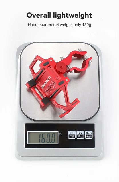 Bicycle Phone Holder Upright Aluminum Alloy Phone Holder Mountain Bike Phone Navigation Holder Phone Holder