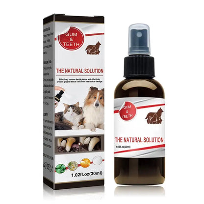 Pet Oral Care Spray Teeth Cleanse Tartar Removal Dental Care Deodorization Remove Bad Breath Freshener Dog Mouth Cleaning Liquid