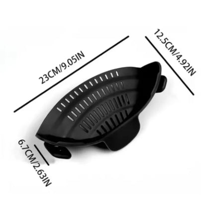 1pc, Strainer, Pot Strainer, Adjustable Clip On Strainer For Pots Pans And Bowls, Kitchen Pot Strainer
