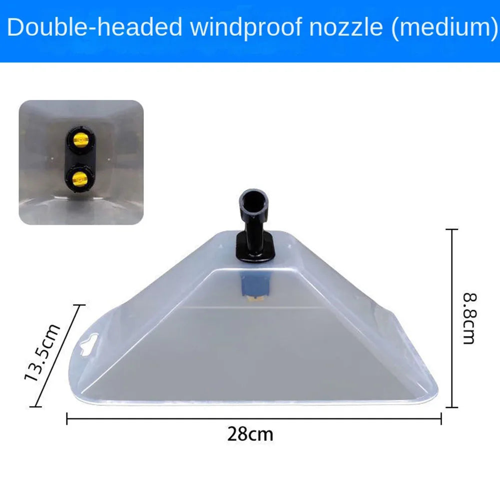 Sprayer Windproof Cover Windproof Spray Nozzle Agricultural Electric Electric Sprayer Nozzle Fan Shaped Design For Agricultural