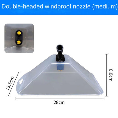 Sprayer Windproof Cover Windproof Spray Nozzle Agricultural Electric Electric Sprayer Nozzle Fan Shaped Design For Agricultural