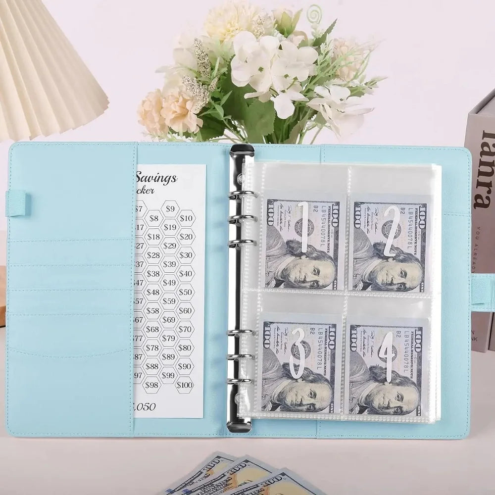 100 Envelope Cash Savings Challenge Saving Challenge Envelop Book Budget Envelope Financial Assistant A5 Size Cash Binder