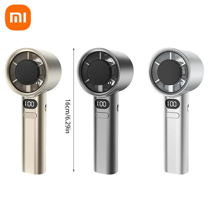 Xiaomi Portable Handheld Fan 120 Wind Speed Mini Leafless Handheld Fan USB Charging Fan Electric Charging