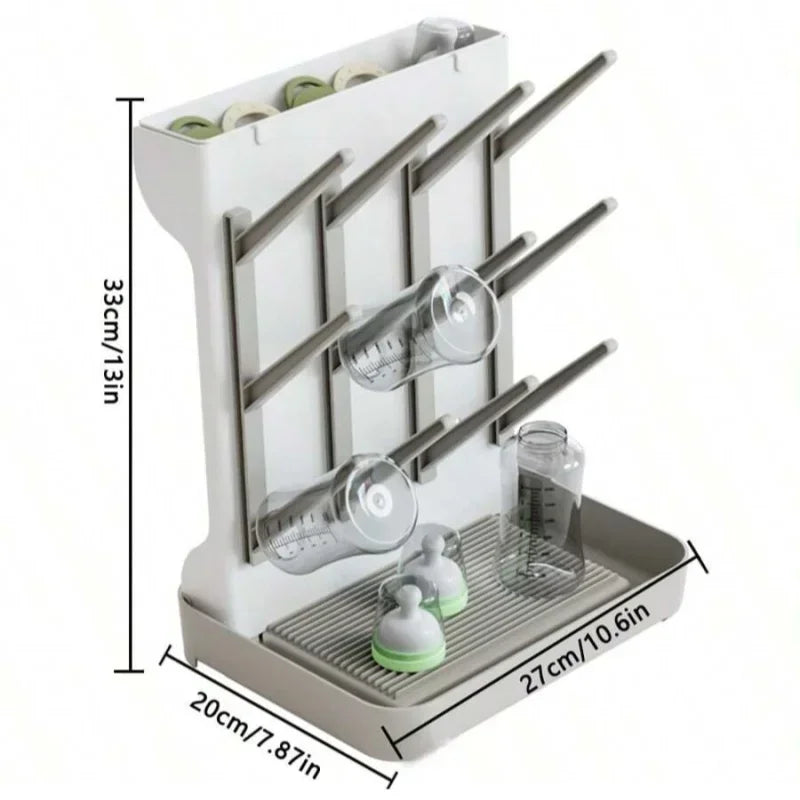 Drying Rack for Baby Bottles Bottle Drain Rack Drying Draining Stand Babies Bottles Storage Bebe Feeding Cup Holder Accessories