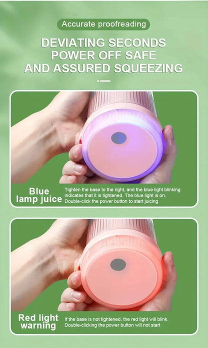 Electric Juicer Cup 6 Blades Blender Milkshake Machine USB Portable Fruit Milk Mixing Tool Mini Fresh Juice Blender Sport Bottl