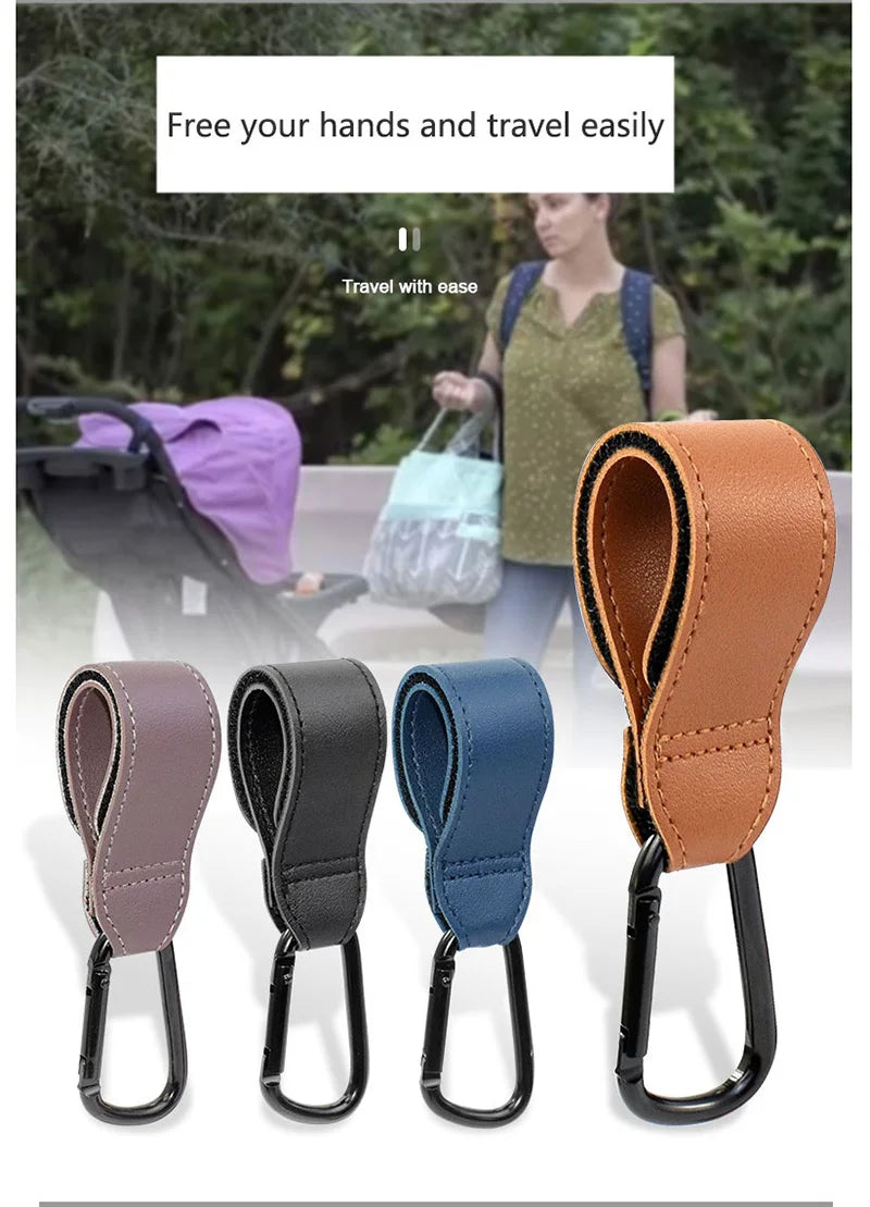 Baby Stroller Hanging Hook Kids Pram Handlebar Hanging Hooks Mommy Bag Handfree Storage Universal Motorcycle Handle Bar Hook