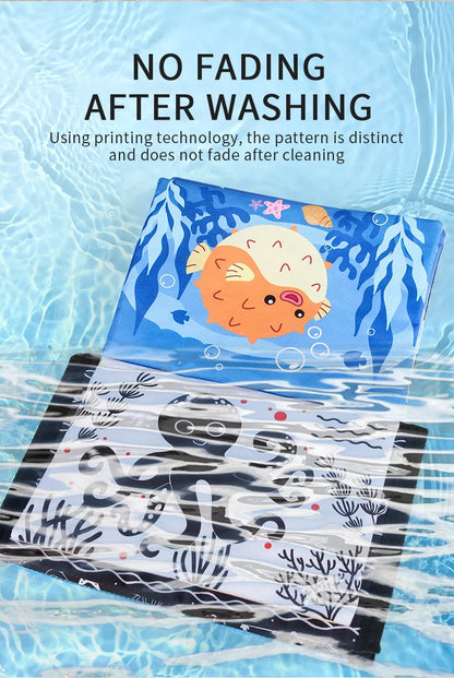 Funny Black and White Baby Cloth Book Early Educational Montessori Toy for Children Newborn Tummy Time Mirror Toys