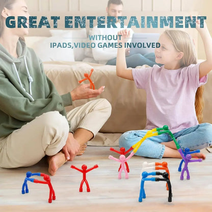 Fridge Magnets Man, Humanoid Magnetic Toys for Fridge, Magnetic People Mini Humanoid Colorful Magnetic Toy for Locker, Office