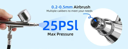 Portable Airbrush Skin Care Beauty Tool With Compressor Air Brush Nail Art Paint Facial Cleansing Rejuvenating Moisturizing