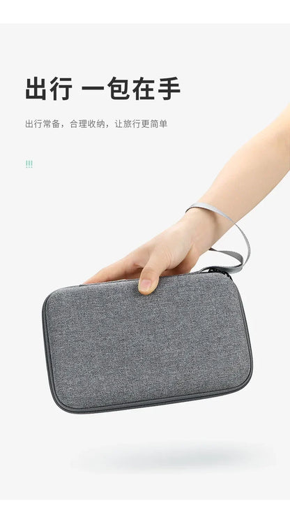 Large Capacity Travel Electronics Accessories Organizer Tablet Hard Disk Cable Portable Storage Bag EVA Airbag Travel Bags