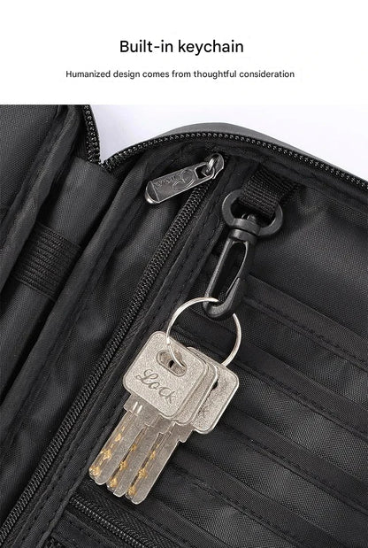 Travel Passport Wallet Organizer Bag with Card Holder Document Case for Family Crossbody Ticket Cash Storage Bag for Abroad Trip