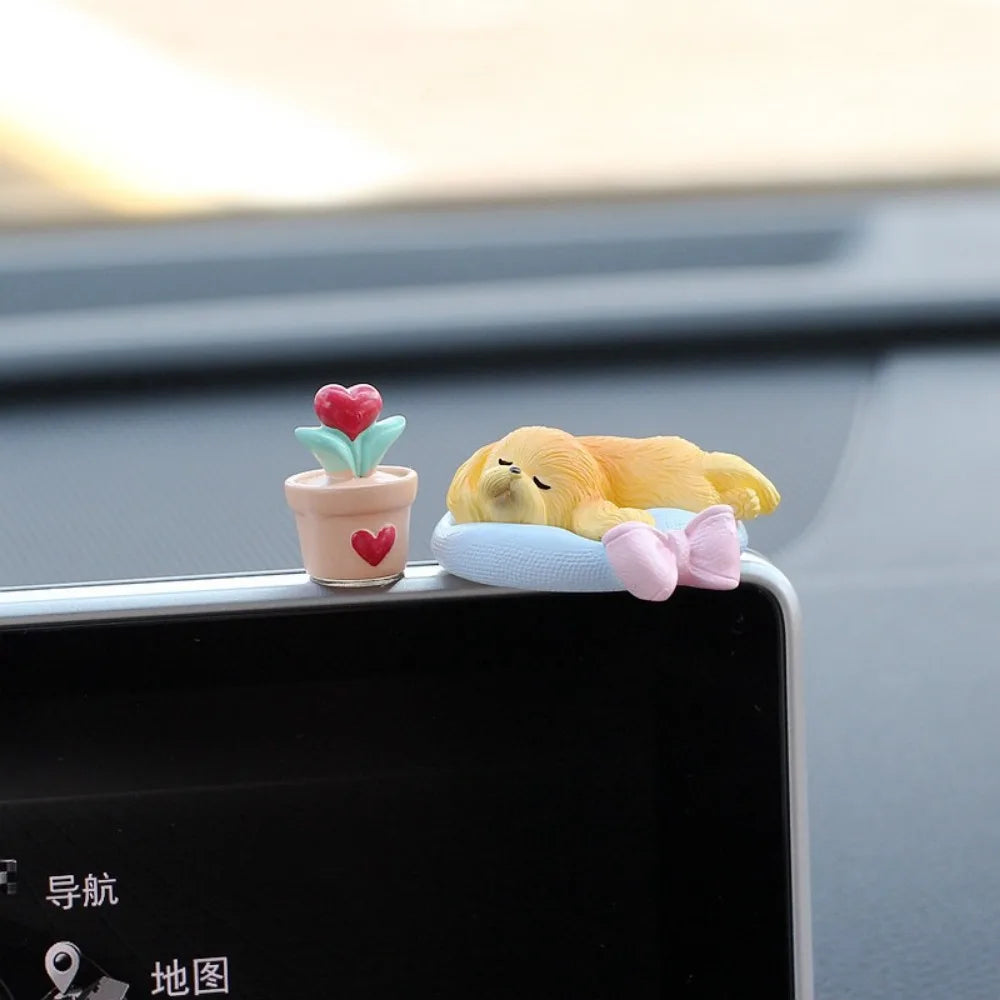 Cute Cars Accessories Funny Kawaii Animal Ornament Auto Central Control Screen Rearview Mirror Decor Car Accessories Interior