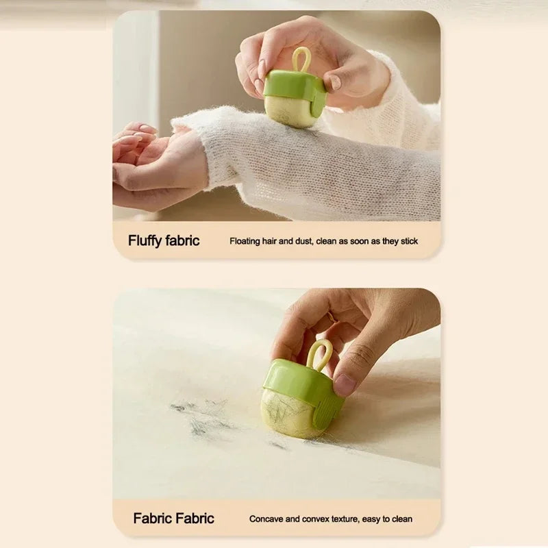 Portable Lint Roller Strong Adhesive Hair Sticking Machine for Clothes Washable Pets Furniture Cleaning Time-Saver Hair Sticky
