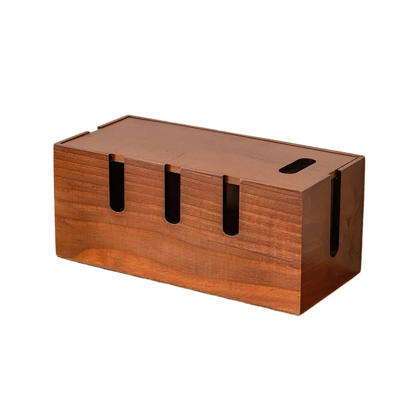 Router cable storage box Cable board socket Mobile phone charging arrangement storage box desktop power cable collection box