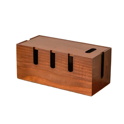 Router cable storage box Cable board socket Mobile phone charging arrangement storage box desktop power cable collection box