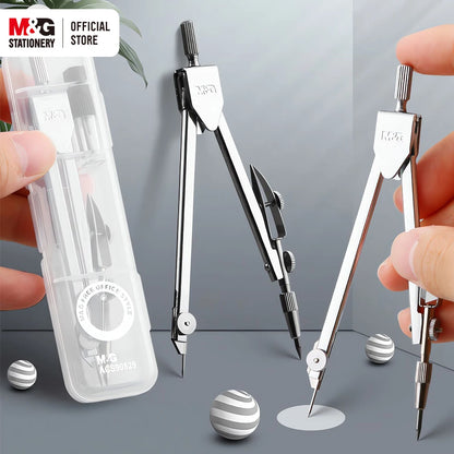 M&G Simple Compasses Set Student Drawing Compasses Exam Compasses Starting School Stationery for Student Exams