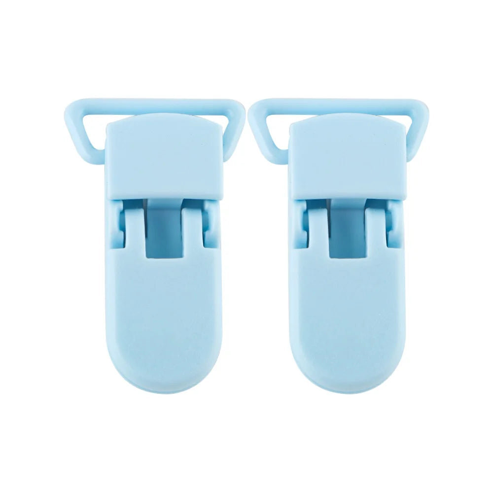 10Pcs/Lot Plastic Clasp Colorful Solid Clip Chain Making For Jewelry Handmade Crafts Making Accessories