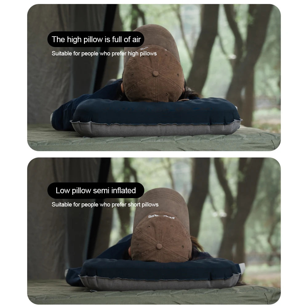 Inflatable Pillow Lightweight Travel Pillow Comfortable Backpacking Pillow Blow Up Pillow for Camping Hiking Backpacking