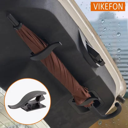 2Pcs Car Seat Back Hook Multi-purpose Trunk Umbrella Mount Holder Car Umbrella Storage Organizer Holders Universal Car Accessory
