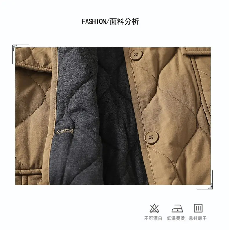 Oversized Women Parkas Overcoat New  Autumn Winter Lightweight Down Cotton Jacket Female Long Warm Padded Jacket Single-breasted