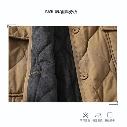 Oversized Women Parkas Overcoat New  Autumn Winter Lightweight Down Cotton Jacket Female Long Warm Padded Jacket Single-breasted