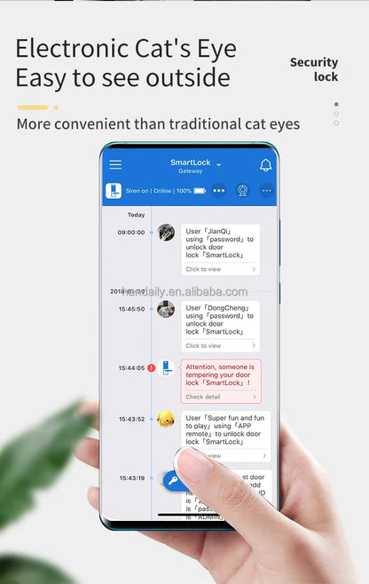 Usmart Go Smart Door Lock  Fingerprint Intelligent Digital Support Real Time Video Intercom Function Smart Door Lock