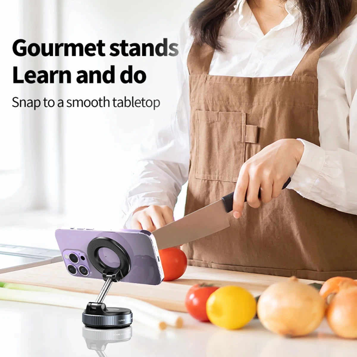 Magnetic Car Mount Strong Magnetic 360° Rotation Foldable Phone Holder For Cell Phone For iPhone 16 15 14 13 12 Live Streaming ﻿