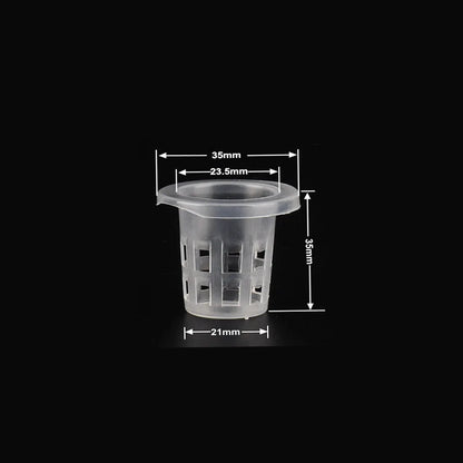 Hydroponic Basket 10pcs Plant Containers Grow Pots High Quality Round Shape Heavy Duty Net Cups Indoor and Outdoor Home Supplies