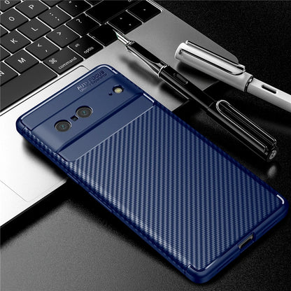 For Google Pixel 7 Case Bumper Silicon Carbon Fiber Back Cover For Google Pixel 7 Case For Google Pixel 7 Pixel 7A 6 8 Pro Case