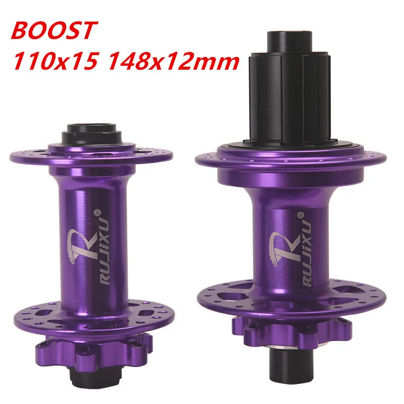 9 Pawls,RUJIXU, BOOST-Bicycle Bearing Hubs HG, MS, XD, 450T Noise, 5 Bearing Hubs, 110x15, 148x12mm, 32 Holes