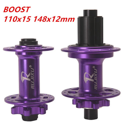 9 Pawls,RUJIXU, BOOST-Bicycle Bearing Hubs HG, MS, XD, 450T Noise, 5 Bearing Hubs, 110x15, 148x12mm, 32 Holes