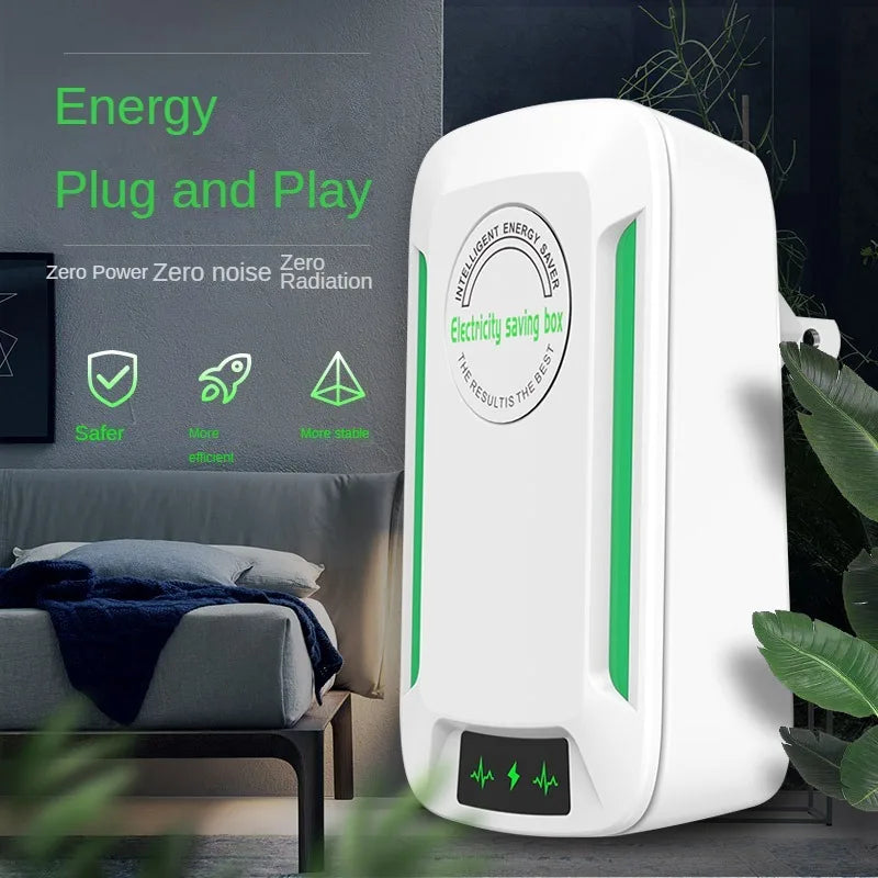 Electricity Energy Saver Pro Power Save 90V-250V Home Office Energy Saving Plugs US/UK/EU Stable Voltage Electricity Save Box