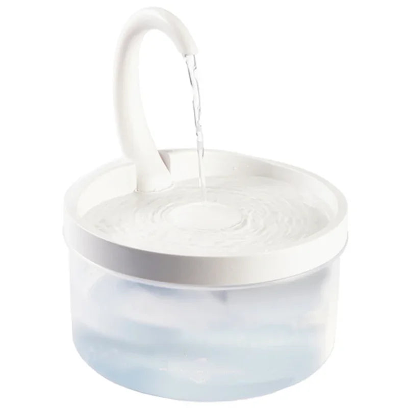 2L Cat Water Fountain LED Blue Light USB Powered Automatic Water Dispenser Cat Feeder Drink Filter For Cats Drinking Fountain