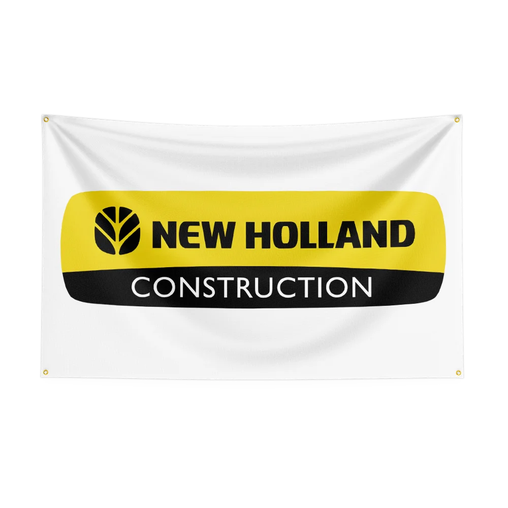 90x150CM TRACTORS New Hollands Agriculture Flag Polyester Printed Excavator Banner For Decor