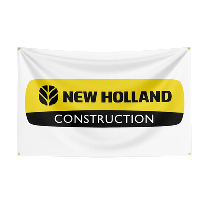90x150CM TRACTORS New Hollands Agriculture Flag Polyester Printed Excavator Banner For Decor