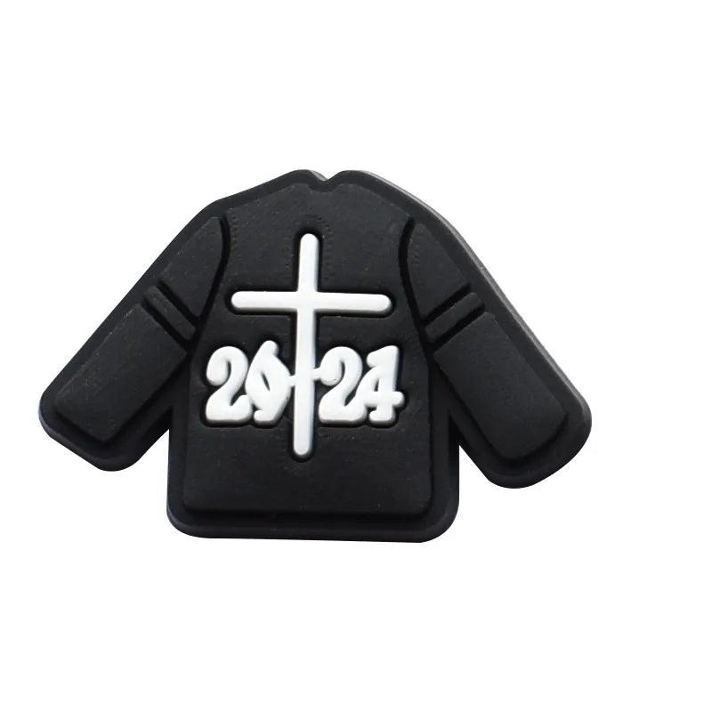 Hot Sale 1pcs PVC Shoe Charms Cactus Smiling Face Sandal Accessories DIY Shoe Decoration For Clog Sandal Kids X-mas Gifts