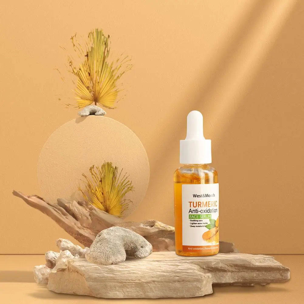 1/2/3PCs Turmeric Face Serum Turmeric Anti-oxidation Serum Turmeric Dark Spot Corrector Serum Facial Brighten White Turmeric Oil
