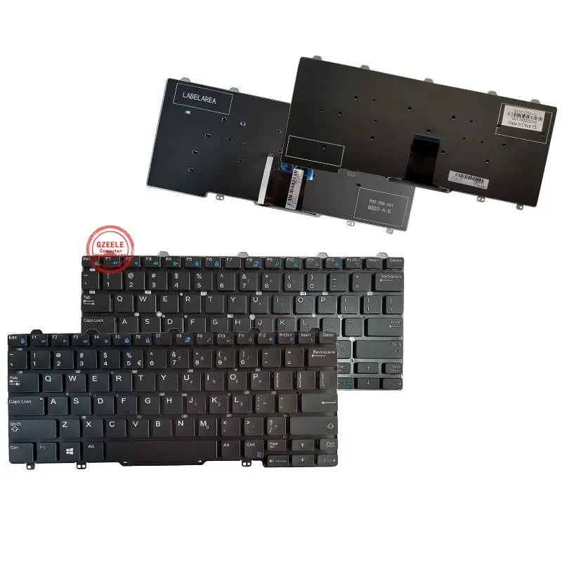 US Laptop Keyboard For DELL Latitude  7350 E7250 3150 3160 3165 12-5000 5280 5290 5250 Latitude 7280 7380 E5250 E7270 E5270
