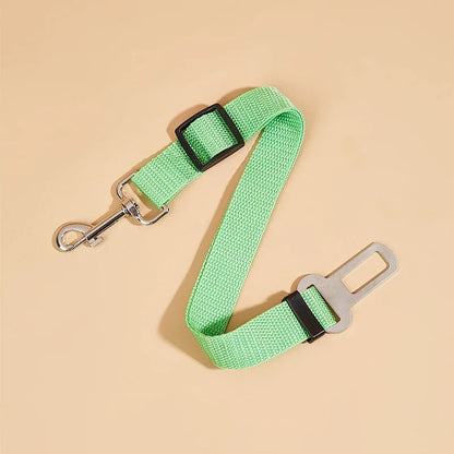 Adjustable Pet Cat Dog Car Seat Belt Pet Seat Vehicle Dog Harness Lead Clip Safety Lever Traction Dog Collars Accessoires