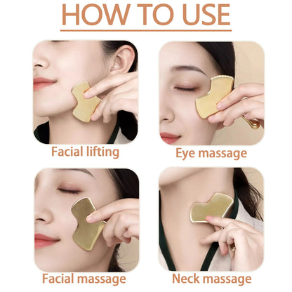 Beauty Health Facial Ma GuaSha Scraping Eye massage device Massage Tools Anti Wrinkle Skin Tighten Physical therapy Massage Tool