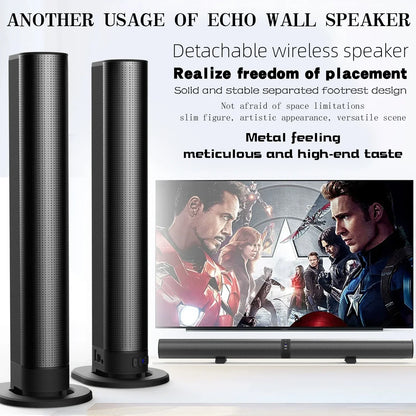 Home Theater Bluetooth Speaker HDMI/AUX/BT/OPT Connection Sound box with 2-in-1 Detachable  Sound System FM Radio TV Sound bar