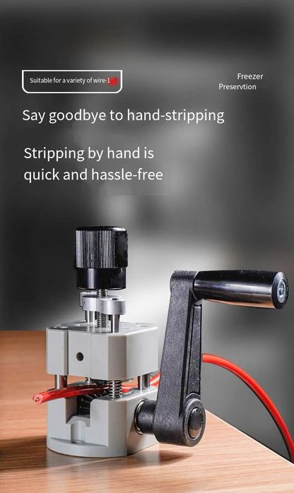 Manual Wire Stripping Made Easy - Powered Wire Stripper Machine, Copper Wire Stripper, Drill Wire Stripper, Electric Wire Stripp