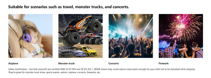 Baby Ear Protection for Babies and Toddlers Noise Reduction Earmuffs Baby Headphones Against Hearing Damage Improves Sleep