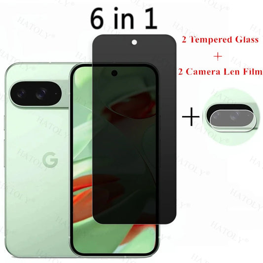 Privacy Screen Protector For Google Pixel 9 Privacy Screen Protector For Google Pixel 9 Pro XL Glass For Google Pixel 9 Glass