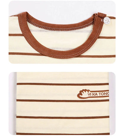 Baby Cotton T-shirts Cute Kids Print T Shirt Boys Girls Children Summer Short Sleeve Tops Infant Clothing