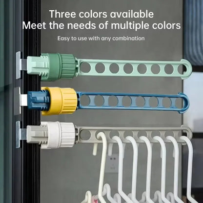 Drying Rack Bathroom Door and Window Rack Eight-hole Clothes Rack Balcony Window Multifunctional Portable Clothes Rail